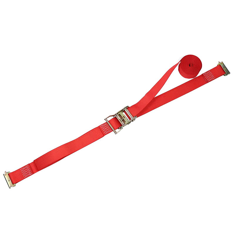 Correia de catraca E-Track vermelha de 2