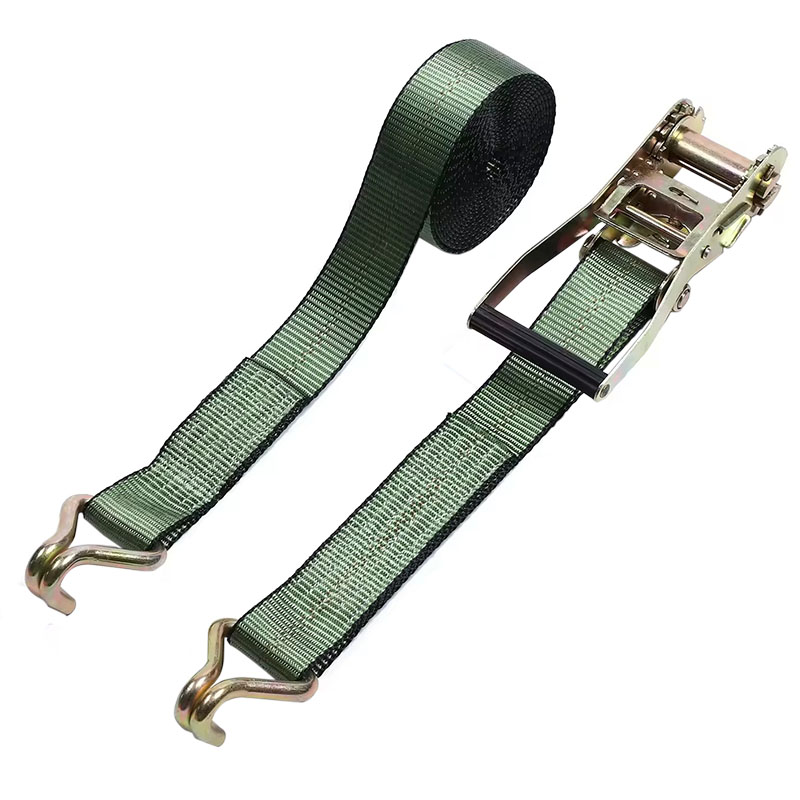 Correia de catraca verde escuro de 2