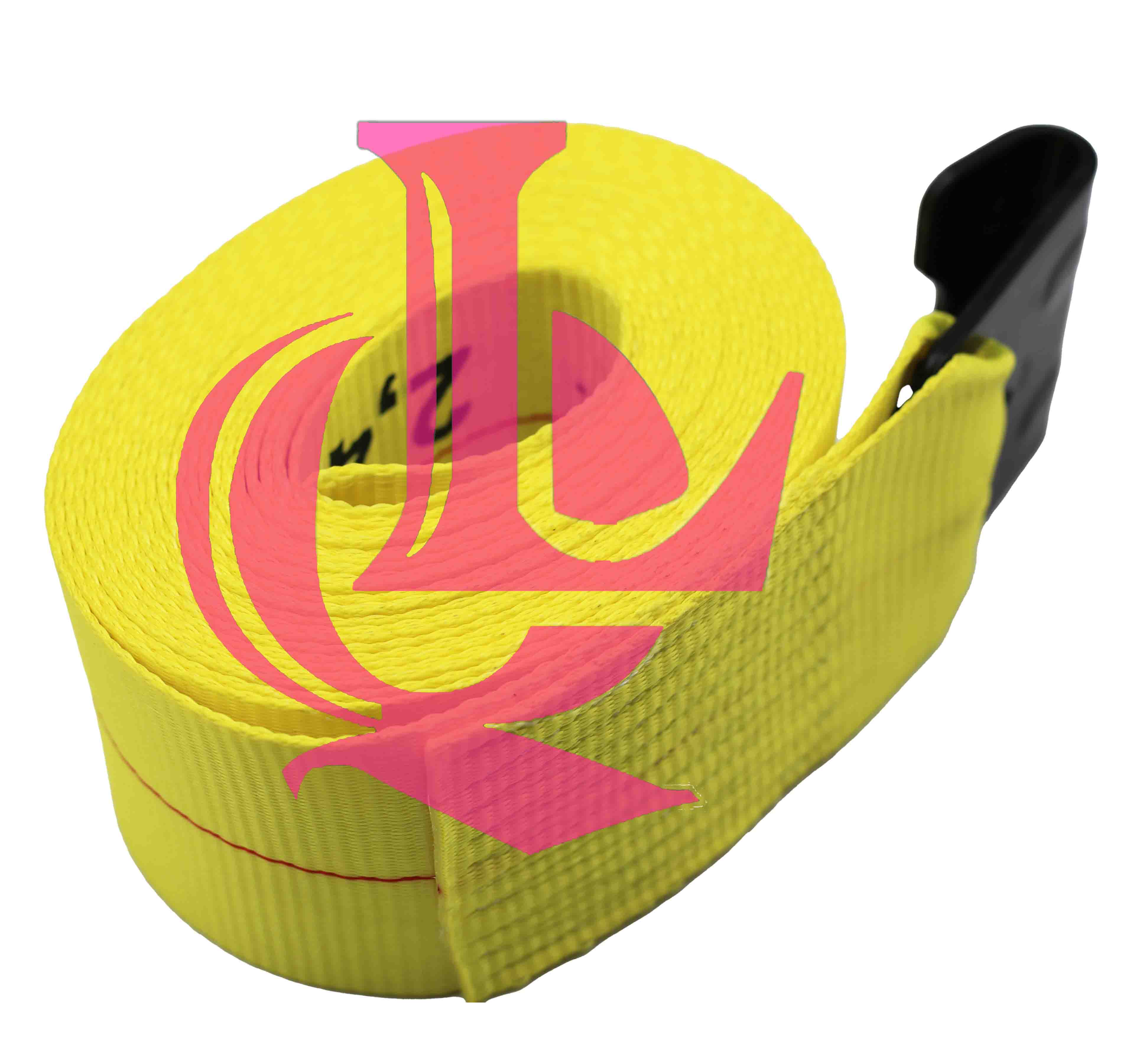 Quantas voltas são necessárias no guincho ao usar cintas?