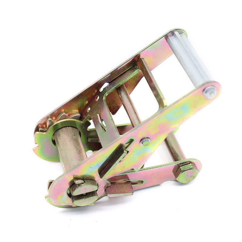 Fivela de catraca de 2 polegadas com alça curta reta de alumínio