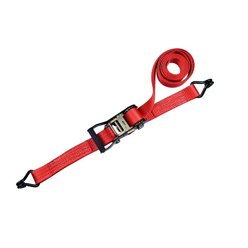 Correia vermelha da curvatura da catraca da carga do poliéster 3T de 38mm