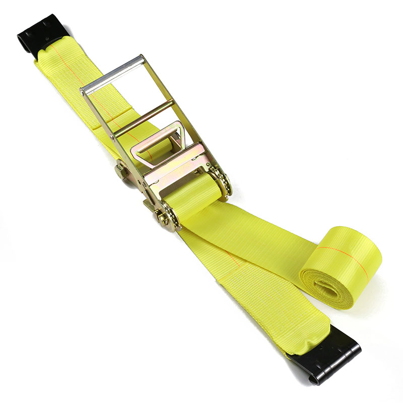 Correias de catraca de gancho plano de 4 polegadas